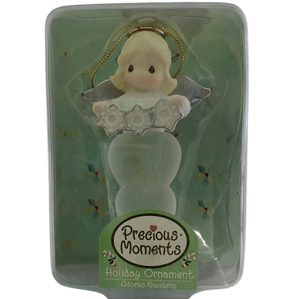 Precious Moments Snow Angels Peace Icicle Christmas Ornament 4003793 Enesco 2005